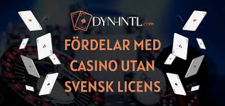 Casino utan svensk licens - Fördelar och Nackdelar